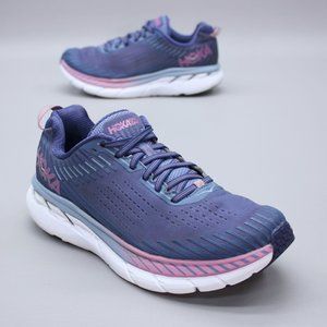 Hoka One One Ladies 10 D Wide W Clifton 5 Purple